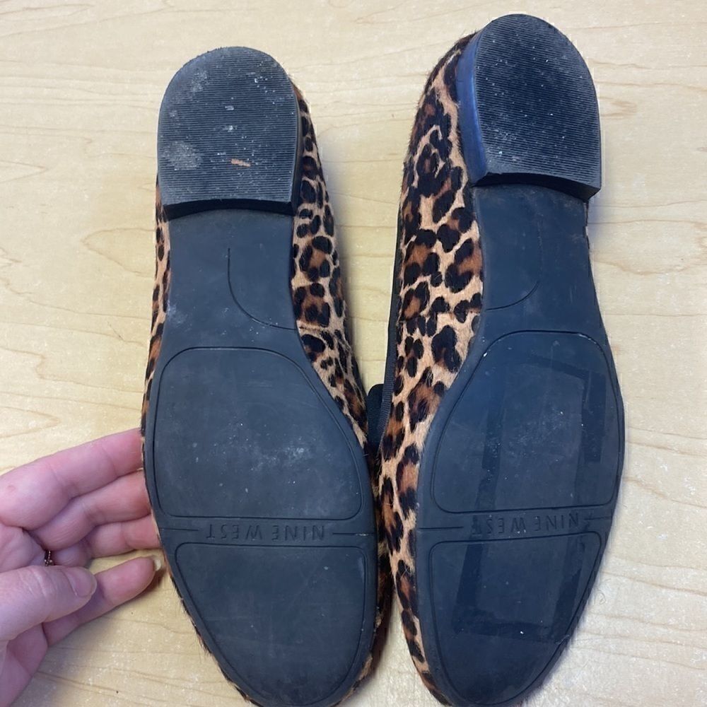 d_15 NINE West real fur loafers - Picture 4 of 6